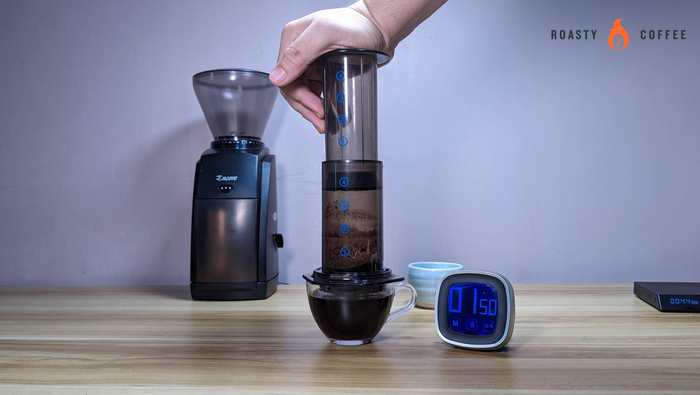 Which Coffee Method Takes Longest? We Timed Them All! 11 Brewing coffee in Aeropress