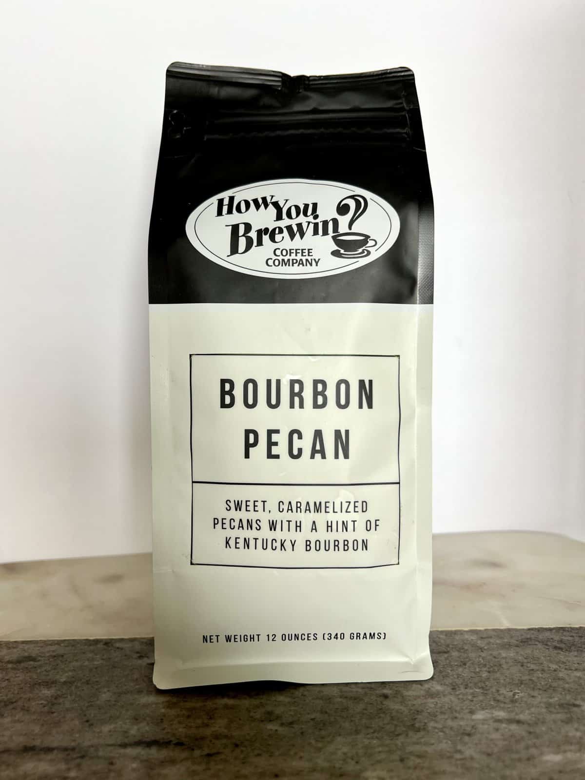 How You Brewin Coffee Subscription Review: Flavorful Brews 11 Bourbon-Pecan-coffee-packaging-scaled