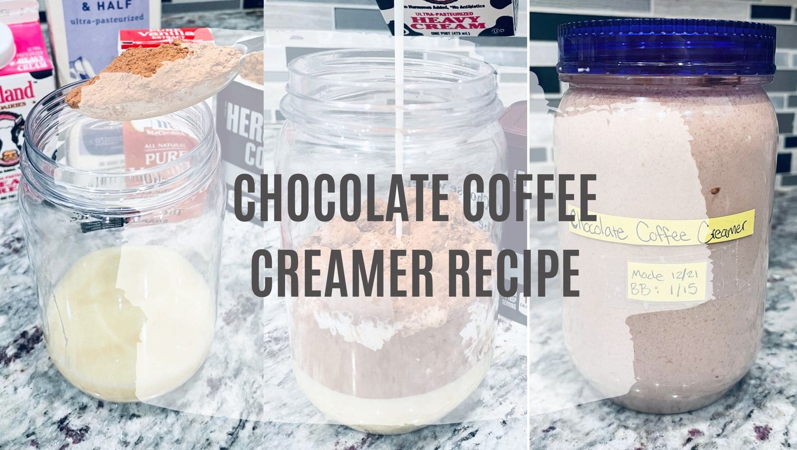 Chocolate Coffee Creamer Recipe