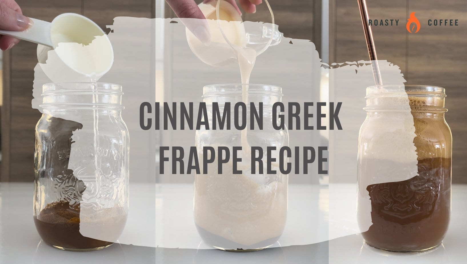 Cinnamon Greek Frappe