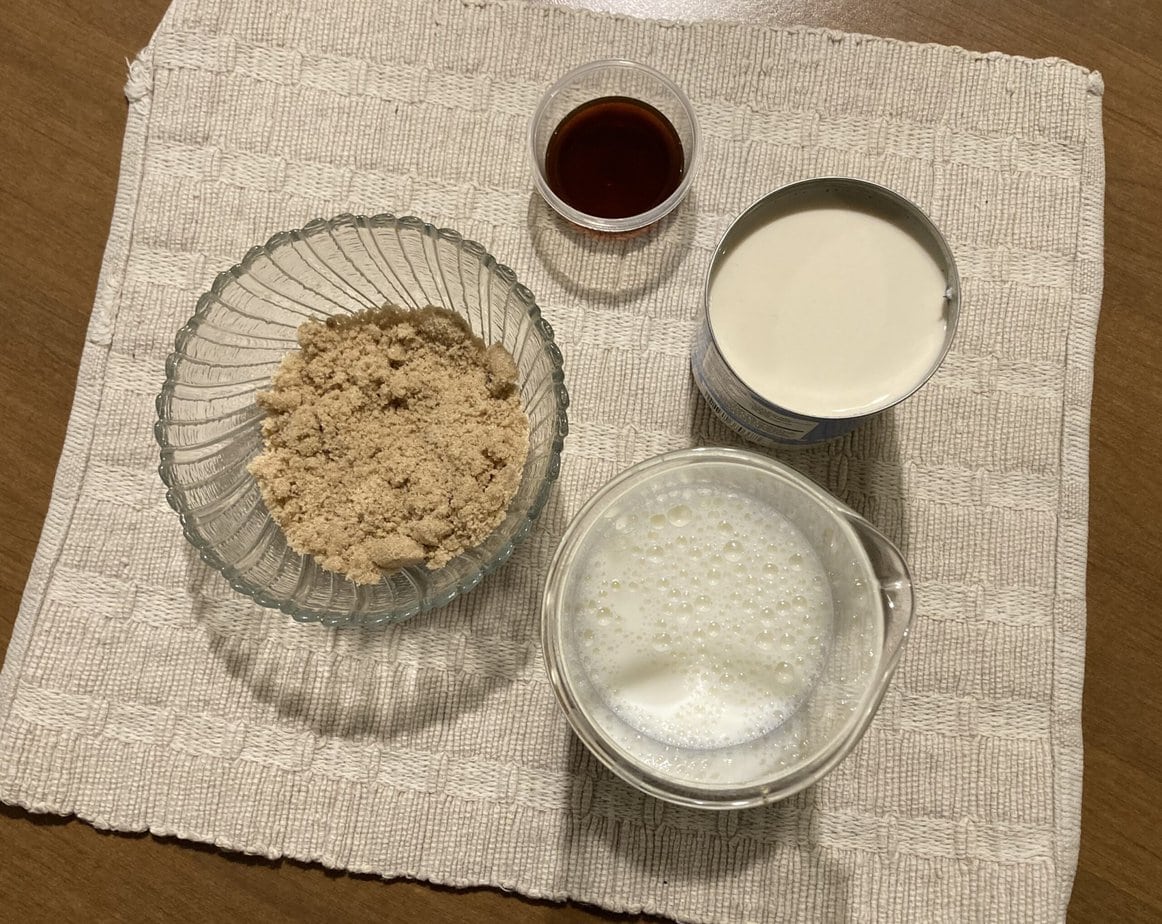 Creme Brulee Coffee Creamer Recipe ingredients