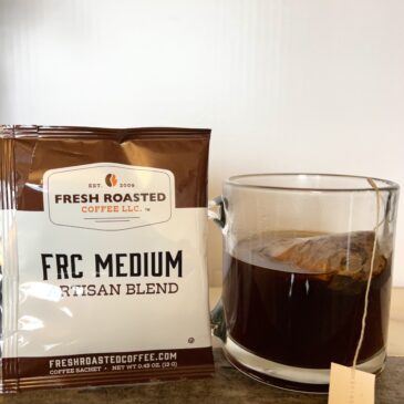 Fresh Roasted Coffee Subscription Review & Photos For 2024 12 FRC Medium coffee next to the cup