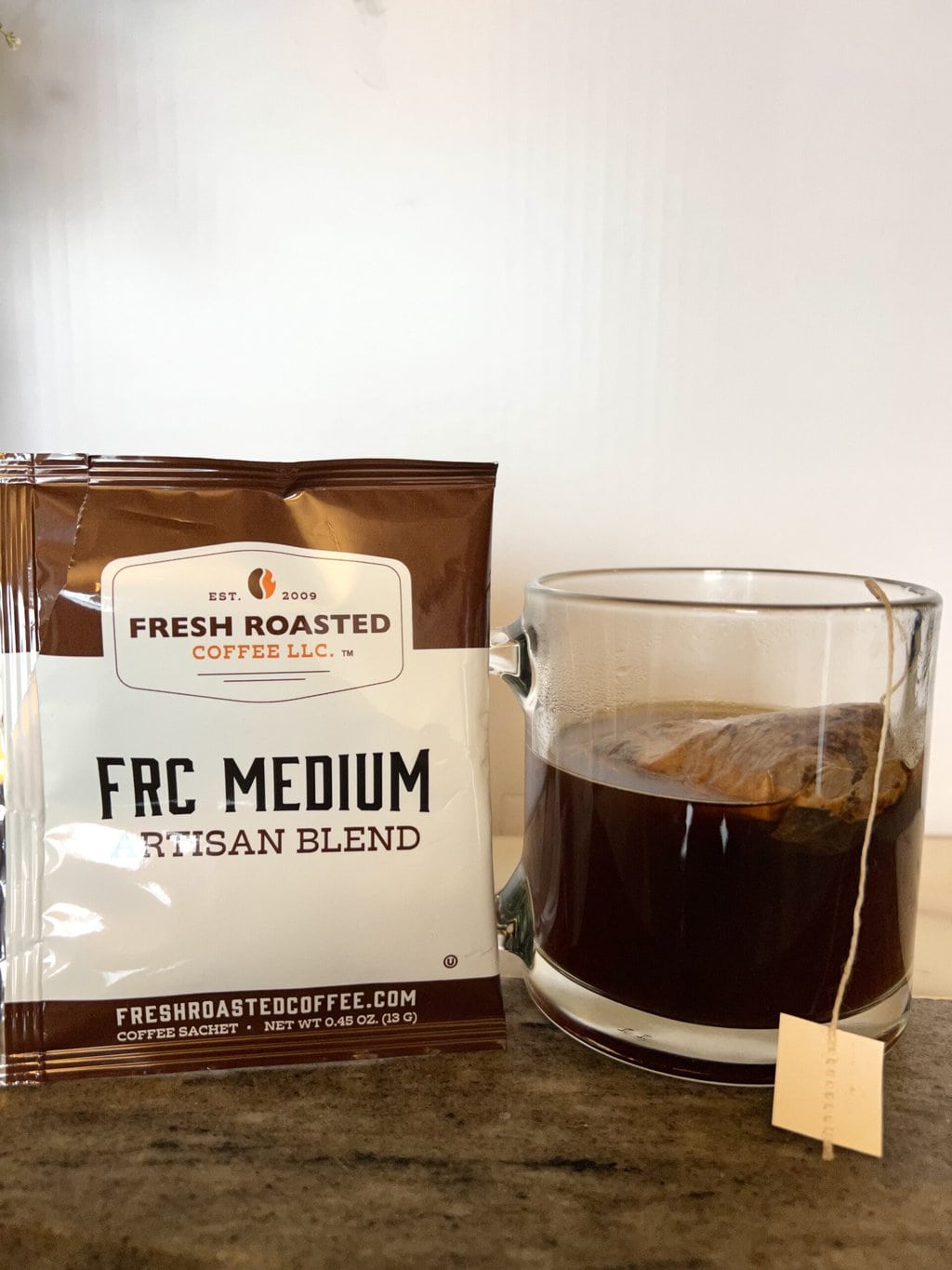 Fresh Roasted Coffee Subscription Review & Photos For 2024 13 FRC Medium coffee next to the cup