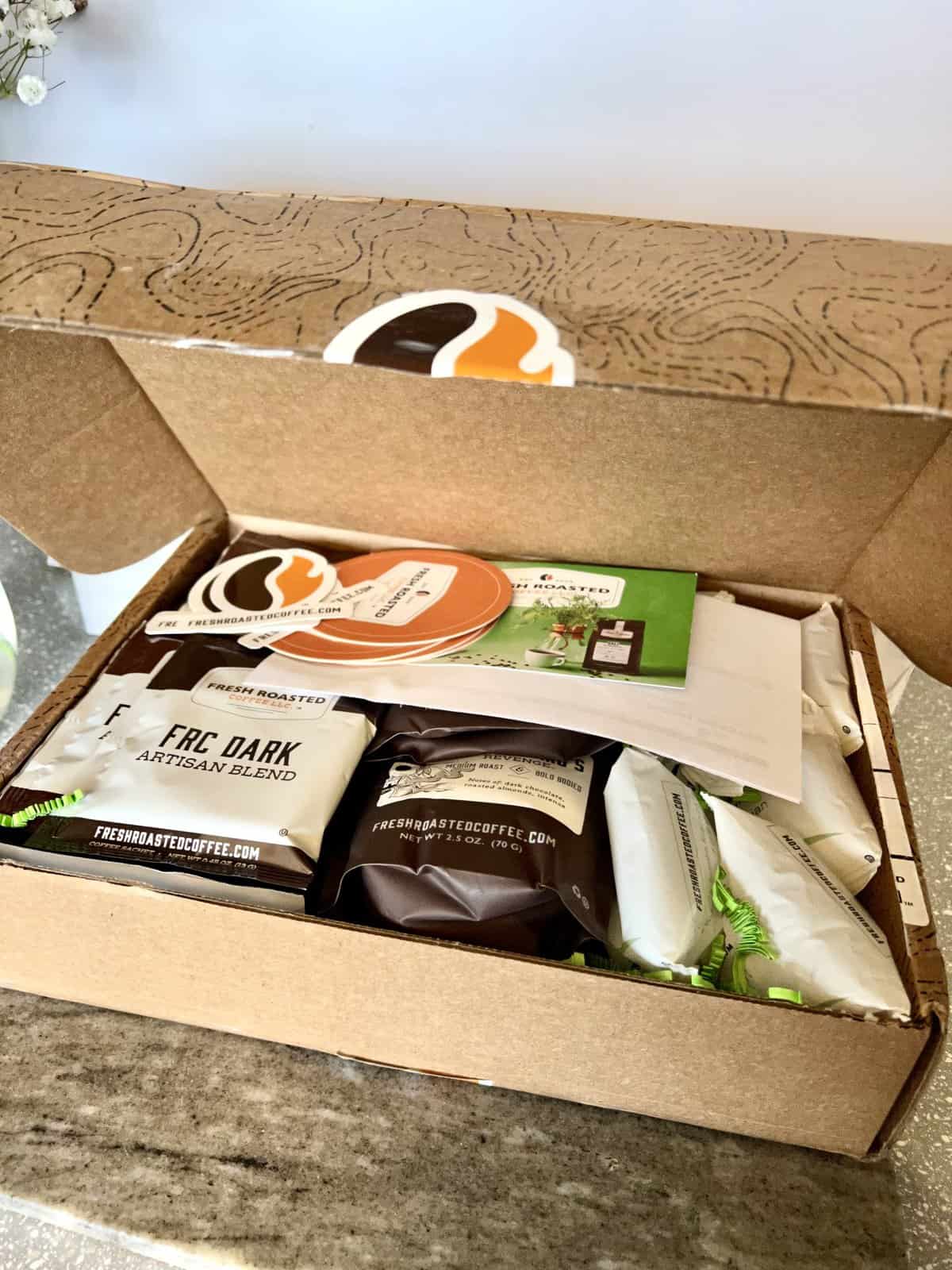 Fresh Roasted Coffee Subscription Review & Photos For 2024 3 Fresh Roasted Coffee open box