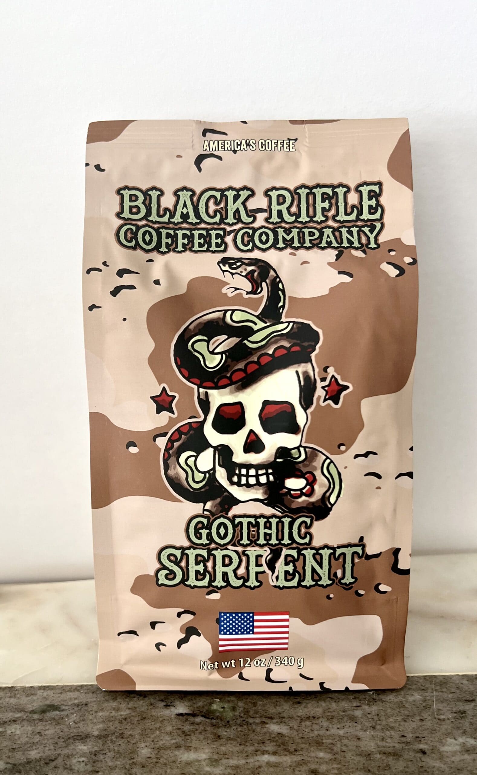 Gothic Serpent Black Rifle Coffee pack