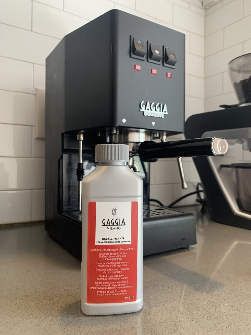 descaling gaggia espresso machine