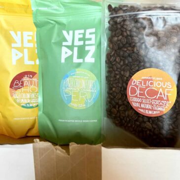 Yes Plz Coffee Review: Roasting Outside The Box 2 three different coffee bean packs are in the subscription box from Yes Plz Coffee.