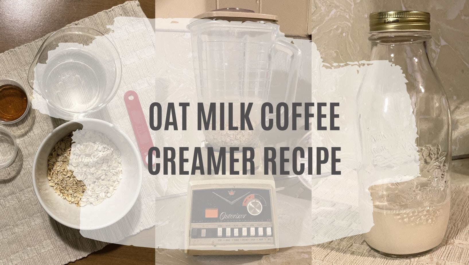 DIY Oat Milk Coffee Creamer Recipe (1 step, 4 ingredients) - Chelsea  Peachtree