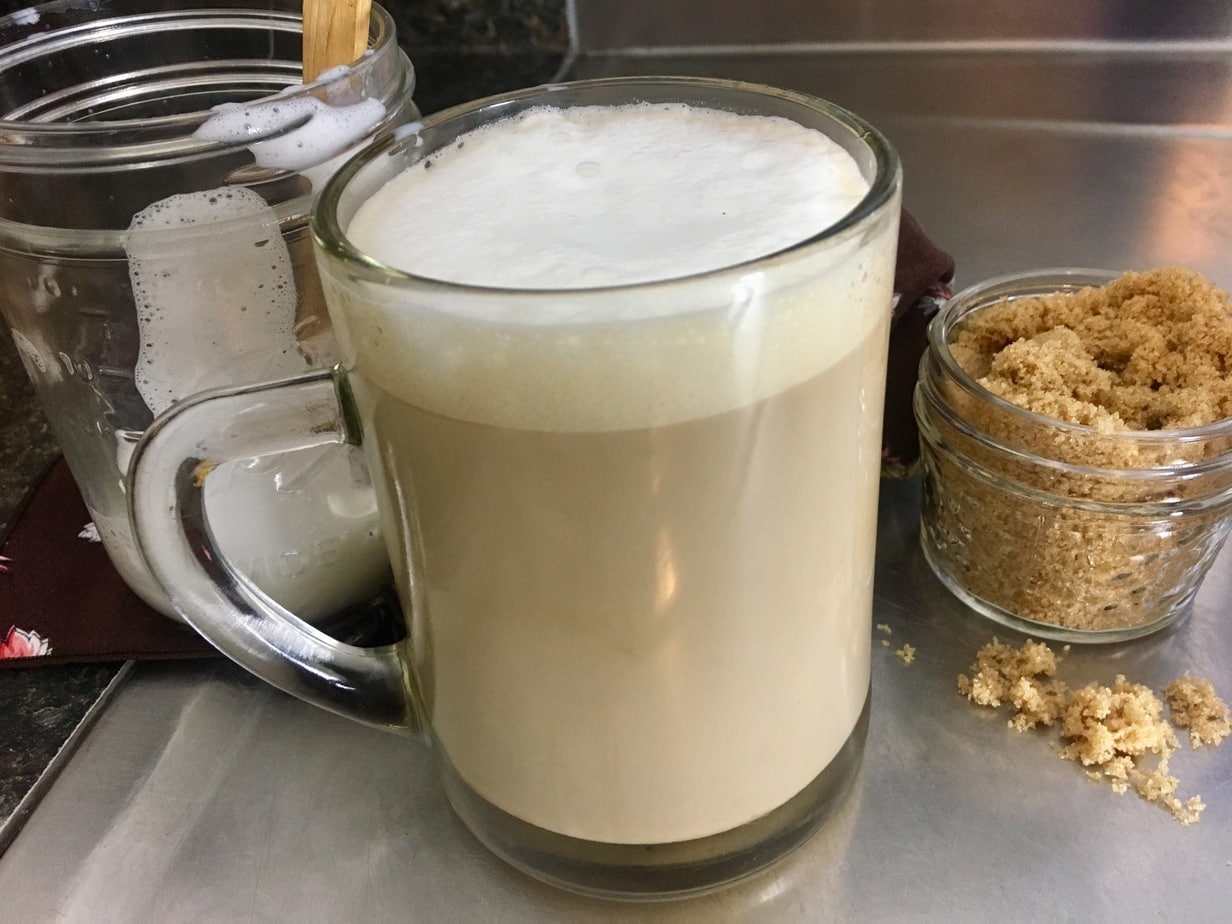 plain brown sugar latte