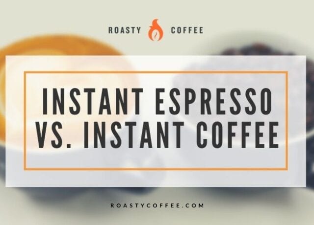 instant espresso vs instant coffee