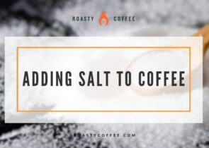 adding salt to coffee
