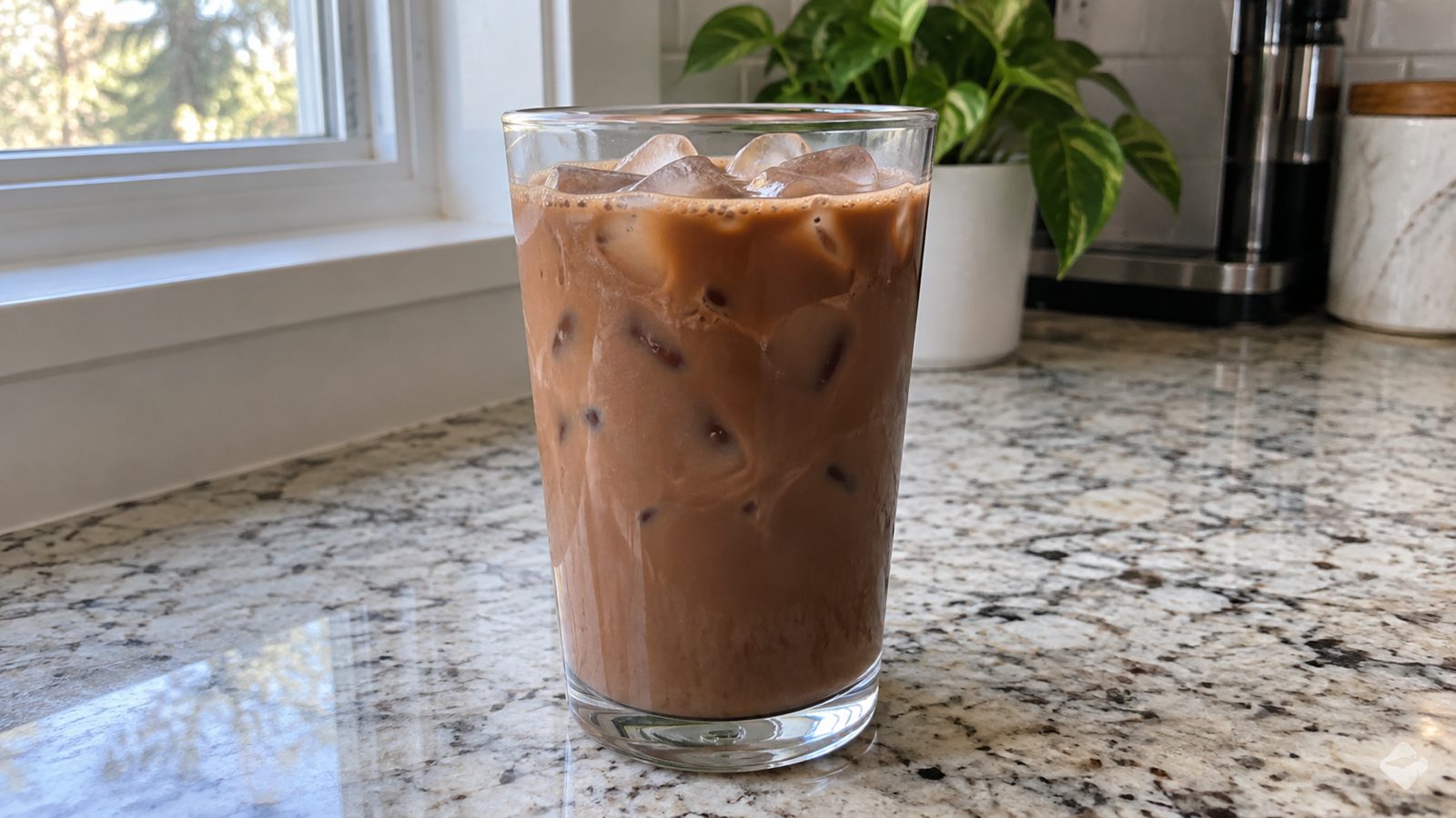 7 Homemade 7 Brew-Inspired Coffee Drinks 16 Banana Bread-Inspired Hazelnut Mocha — independent recipe illustration