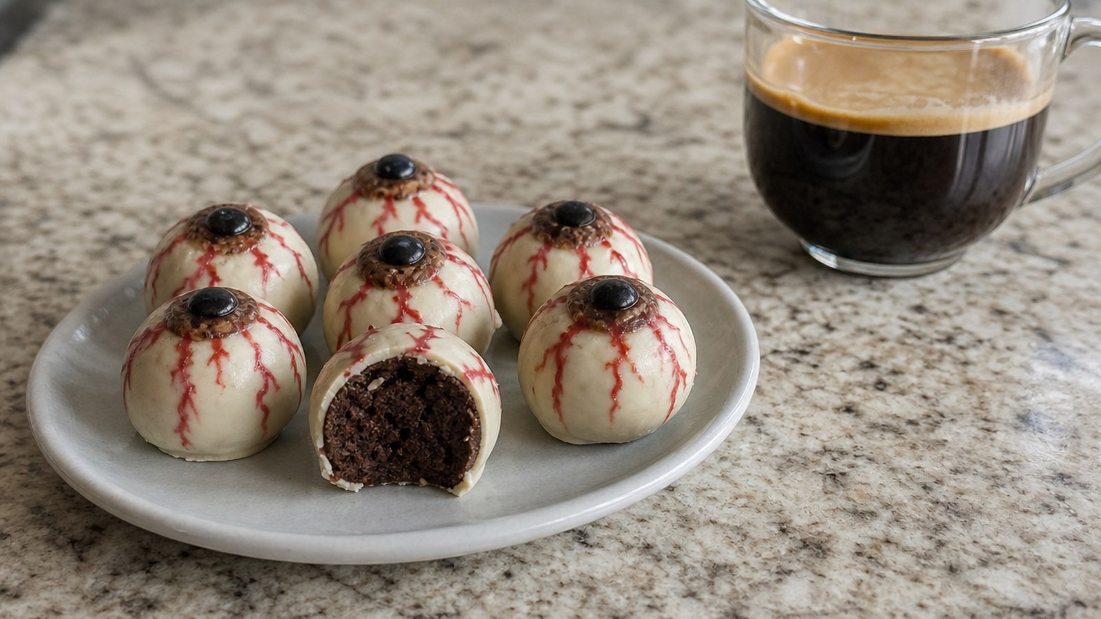 Coffee Desserts to Sweeten Up Halloween 8 Eyeball Espresso Truffles