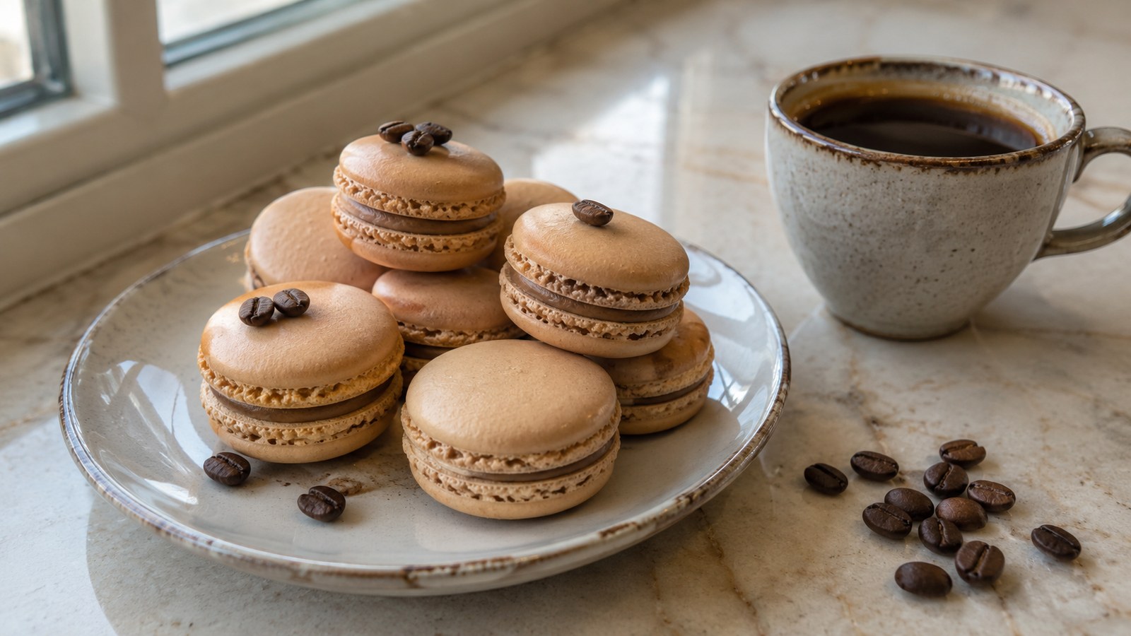 Coffee Desserts to Sweeten Up Labor Day Weekend 9 Coffee-Flavored Macarons