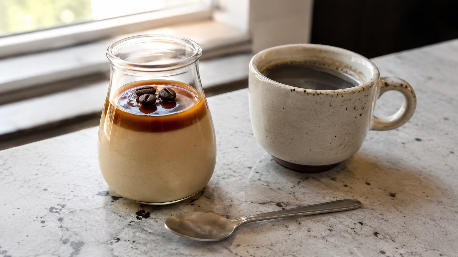 Coffee Desserts That Belong on the Thanksgiving Table 12 Coffee Panna Cotta with Caramel Sauce