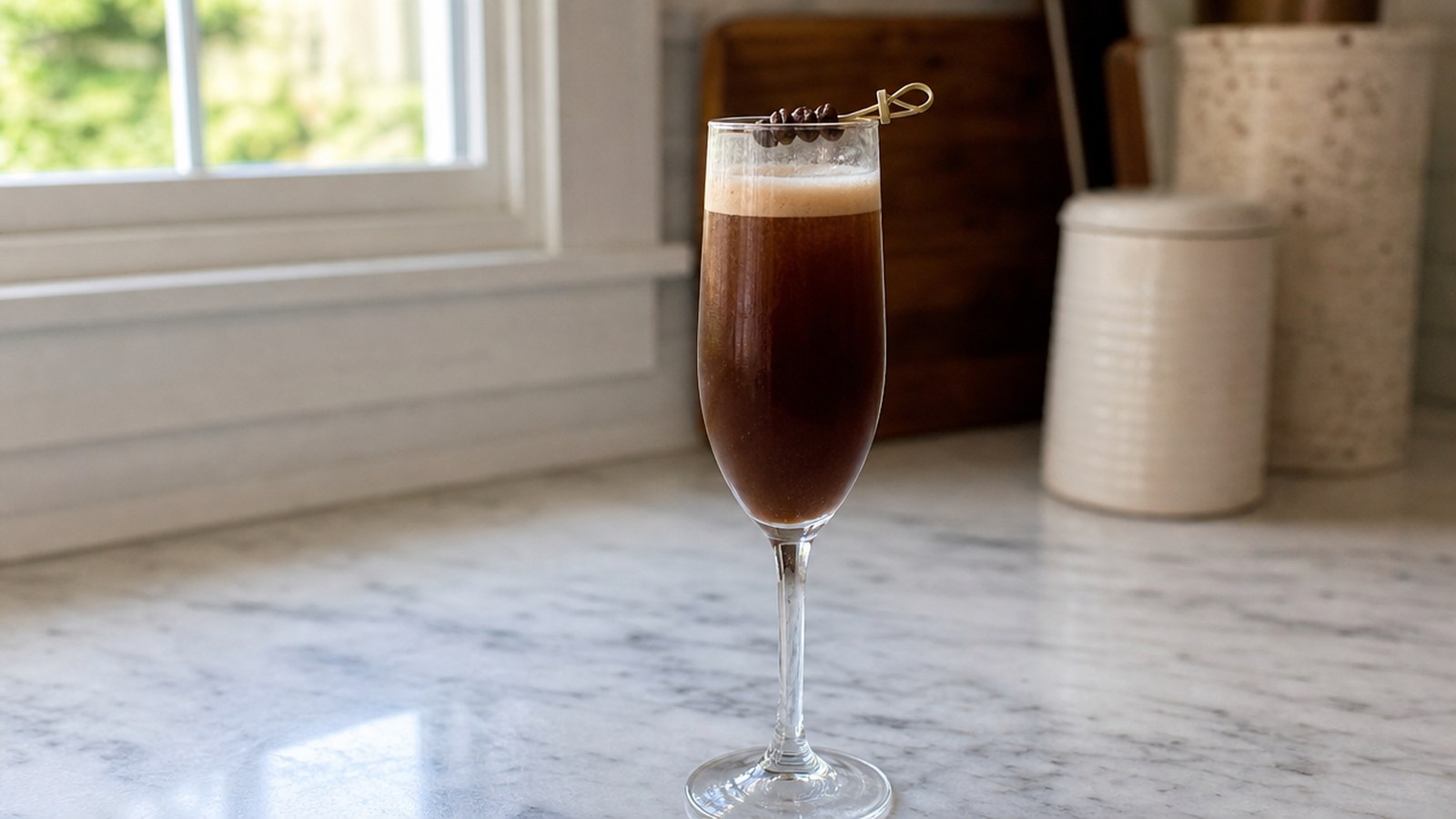 Bold Coffee Cocktails to Kick Off Labor Day Weekend 15 Sparkling Coffee Bellini