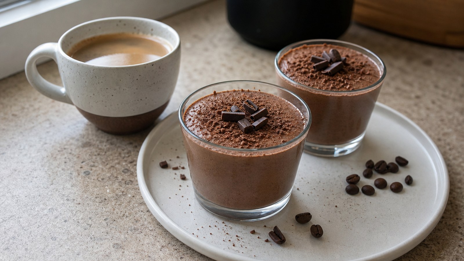Coffee Desserts Made for Sharing All Winter 1 Indulgent Espresso-Infused Chocolate Mousse Cups