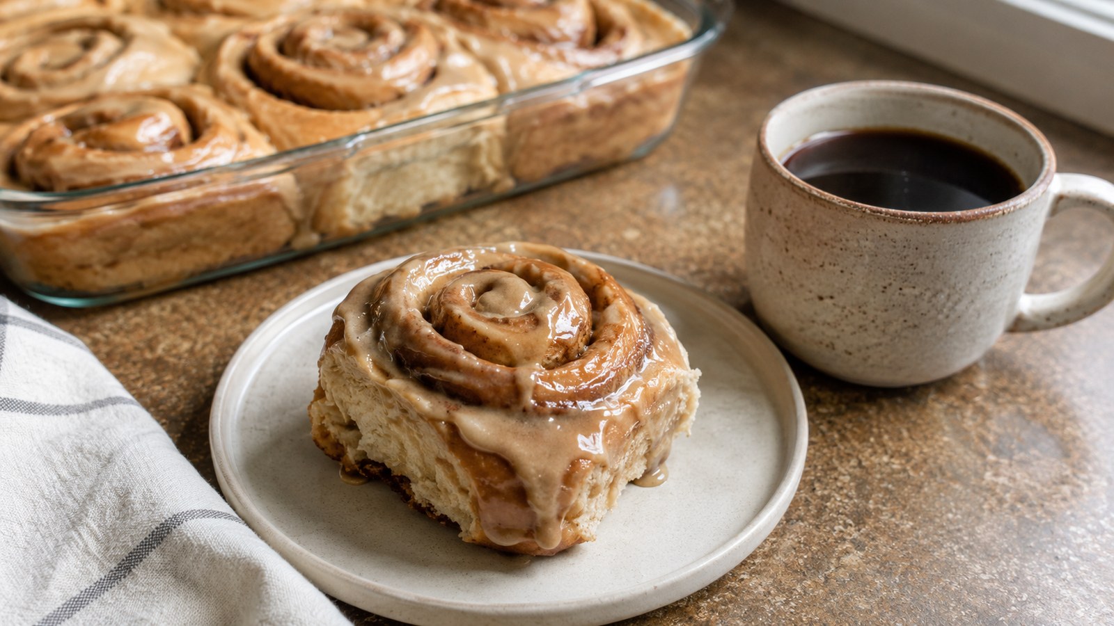 Coffee Desserts Made for Sharing All Winter 7 Coffee-Glazed Cinnamon Rolls Fresh from the Oven