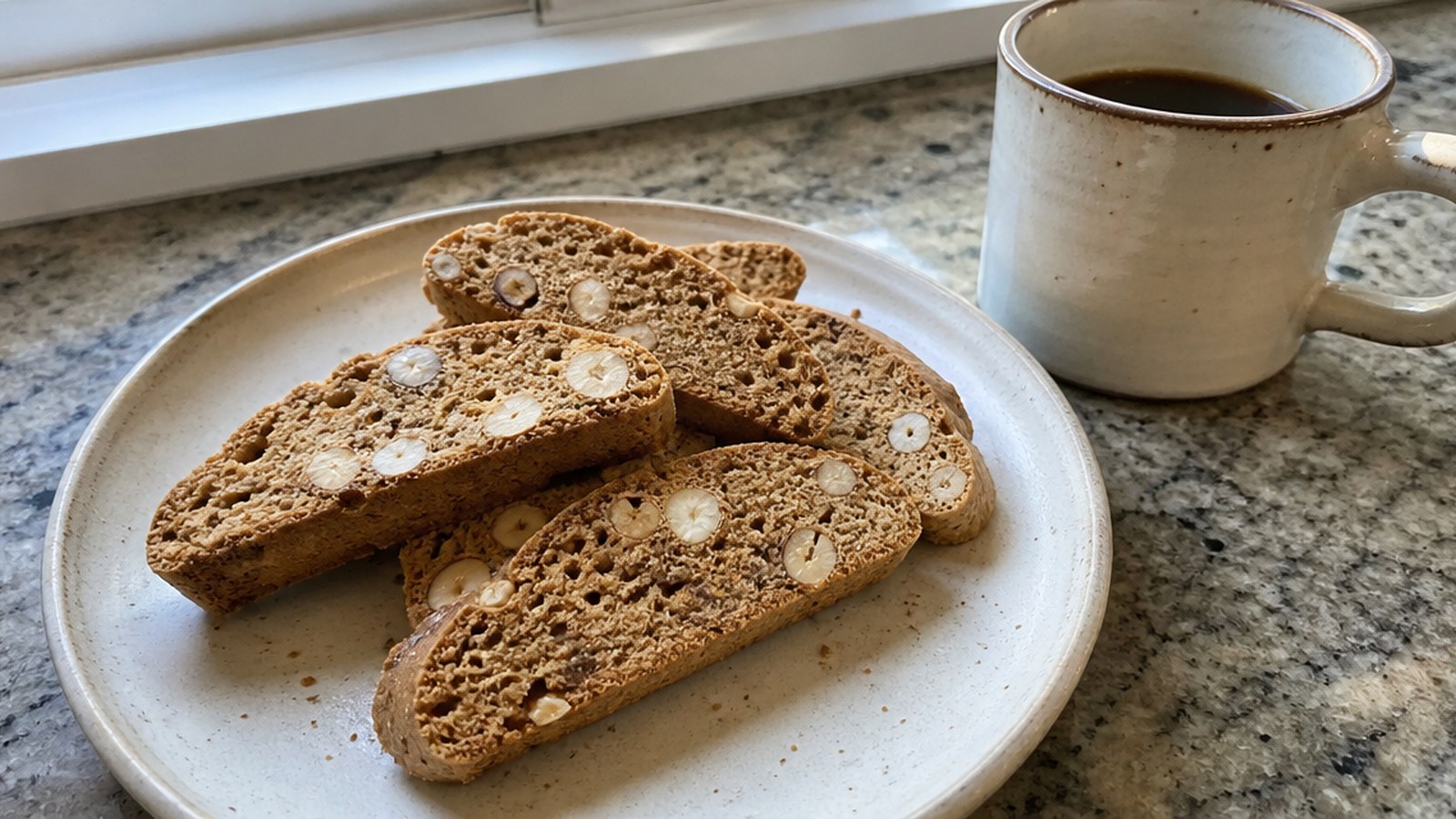 Coffee Desserts Made for Sharing All Winter 10 Crunchy Coffee and Hazelnut Biscotti