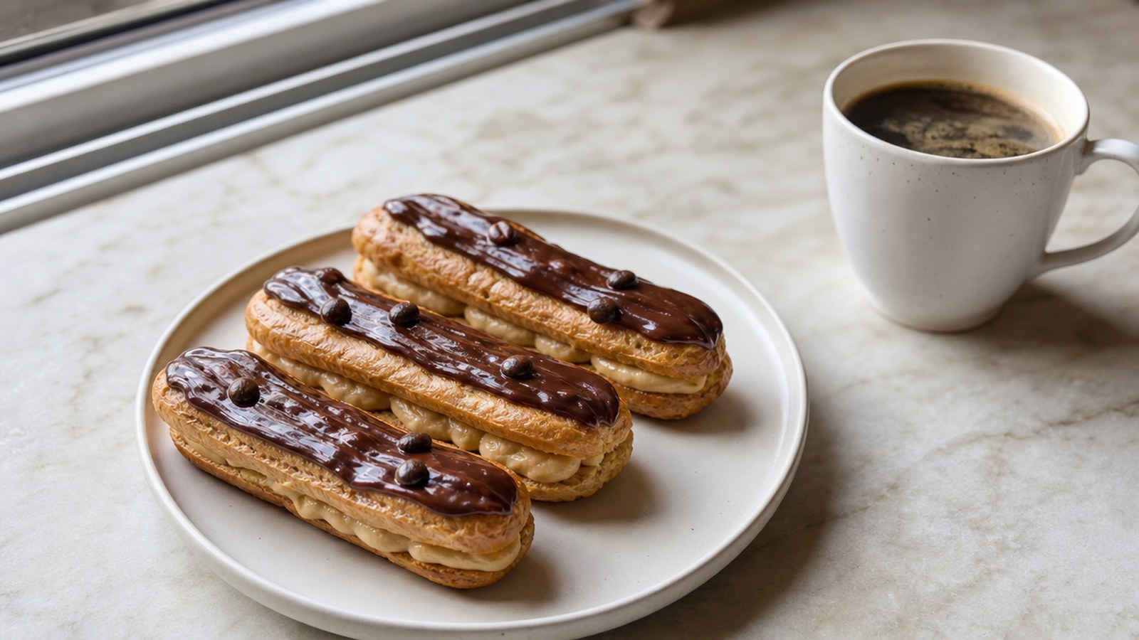 Coffee Desserts Made for Sharing All Winter 13 Elegant Coffee Éclairs