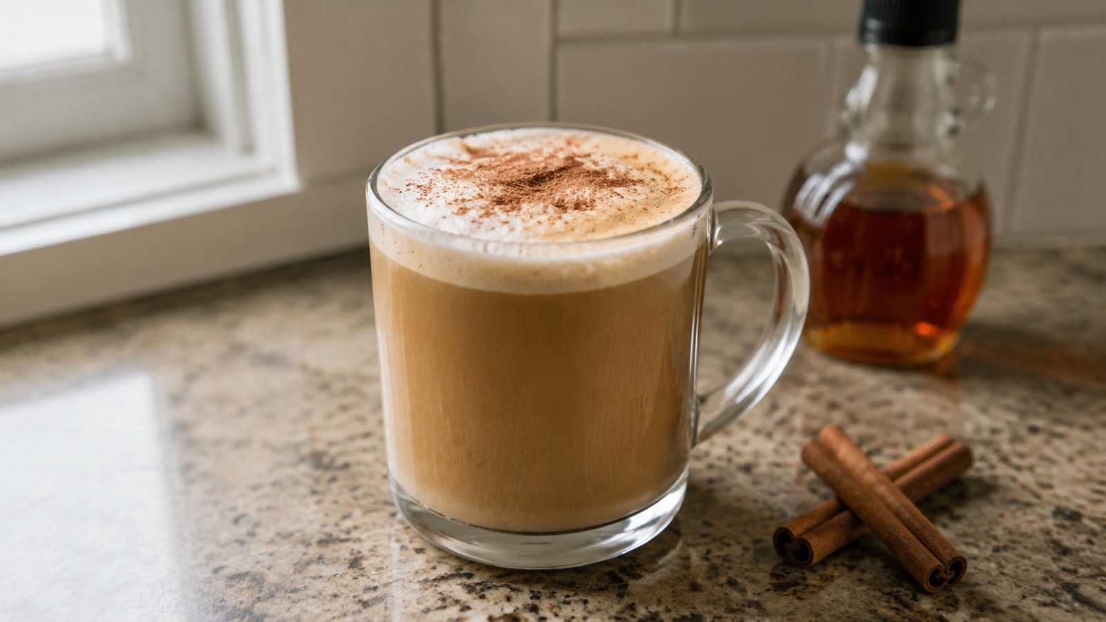 Fall-Inspired Coffee Recipes to Cozy Up With 4 Maple Cinnamon Latte Sweetened with Pure Maple Syrup