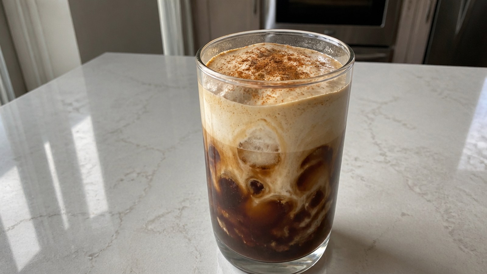 Fall-Inspired Coffee Recipes to Cozy Up With 40 Pumpkin Cream Cold Brew with Pumpkin Spice Dusting