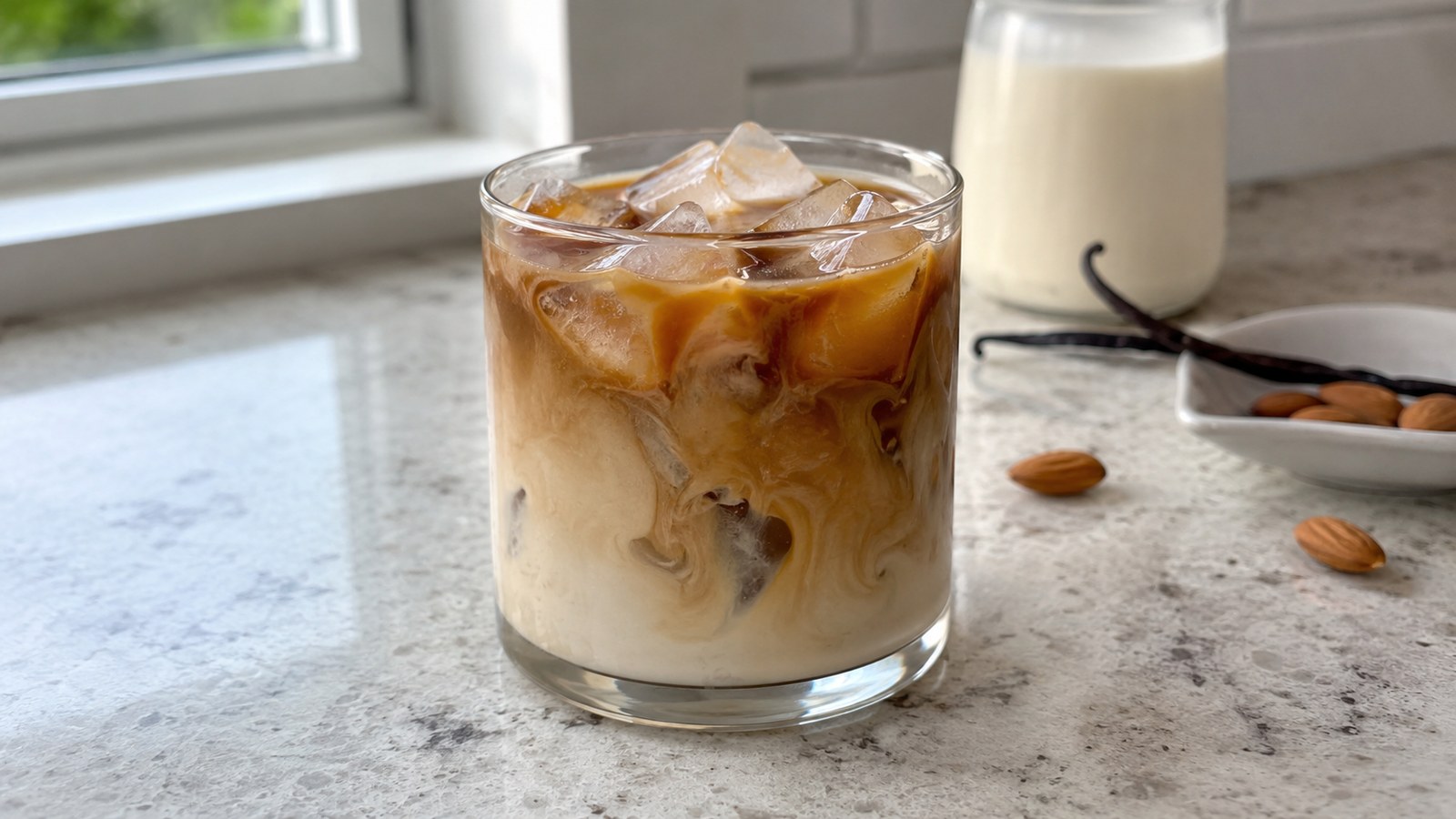 Refreshing and Healthy: 13 Cold Brew Coffee Recipes to Try 1 Almond Milk Vanilla Cold Brew