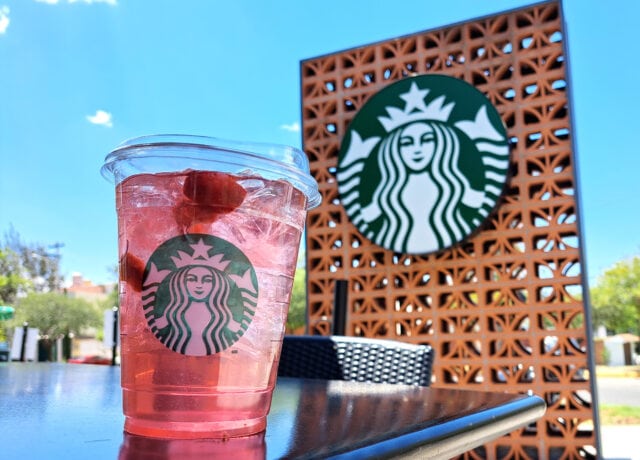 do pink drinks have caffeine