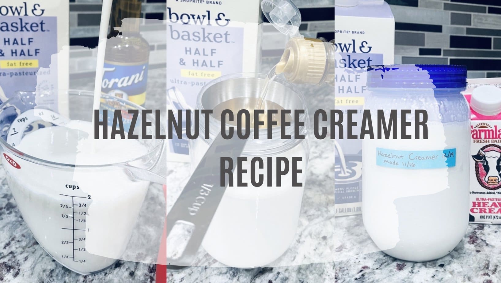 hazelnut coffee creamer recipe