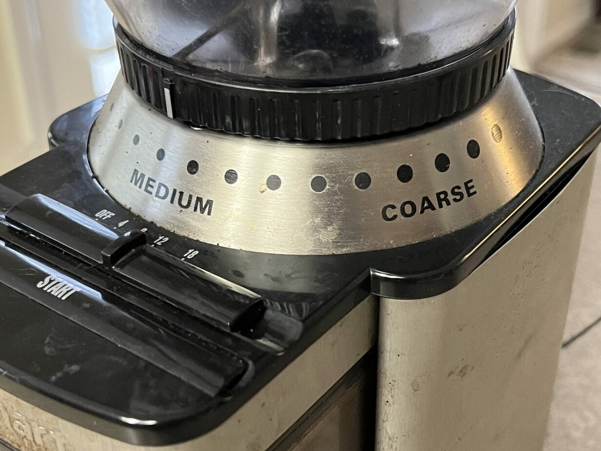 overheating cuisinart coffee grinder