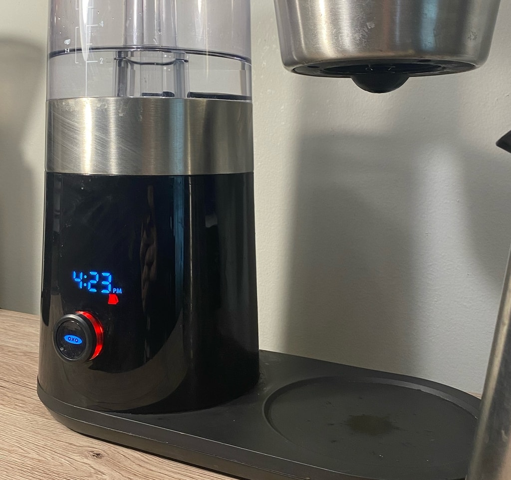 oxo carafe removed during brew